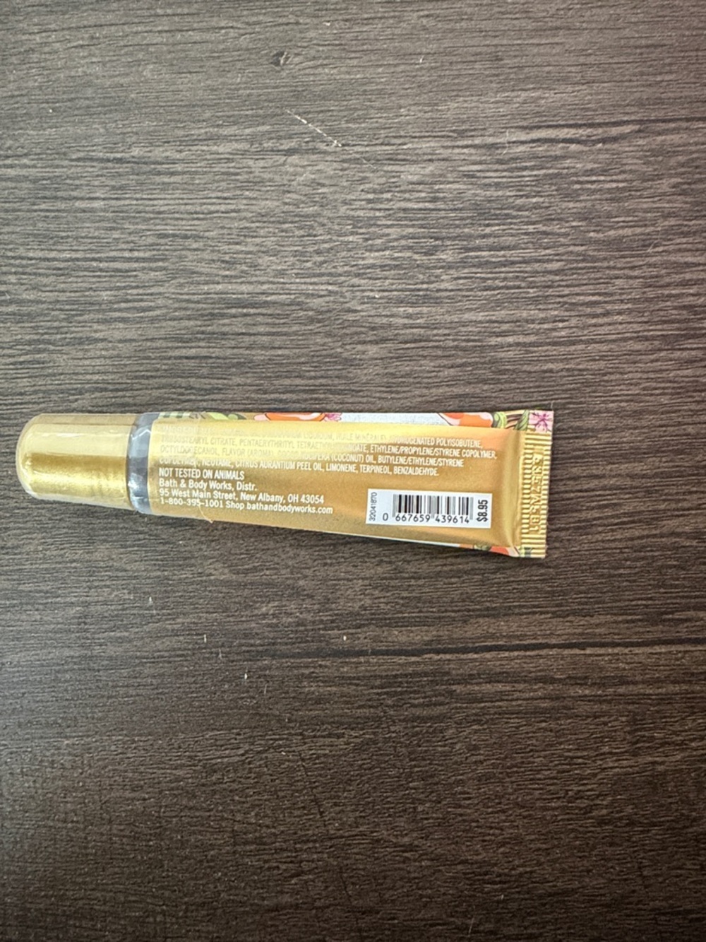 Bath & Body Works Peach Blossom & Nectar Lip Gloss - Peach - Picture 2 of 2